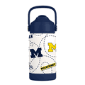 Michigan Wolverines Kids 12oz Stainless Steel Mascot Bottle Michigan Wolverines Kids 12oz Stainless Steel Mascot Bottle