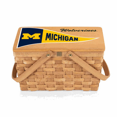 Michigan Wolverines - Poppy Personal Picnic Basket
