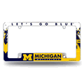 Michigan Wolverines Primary Chrome Automotive License Plate Frame