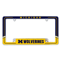 Michigan Wolverines Two-Tone Chrome Automotive License Plate Frame