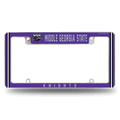 Middle Georgia State Knights Chrome Automotive License Plate Frame Middle Georgia State Knights Chrome Automotive License Plate Frame