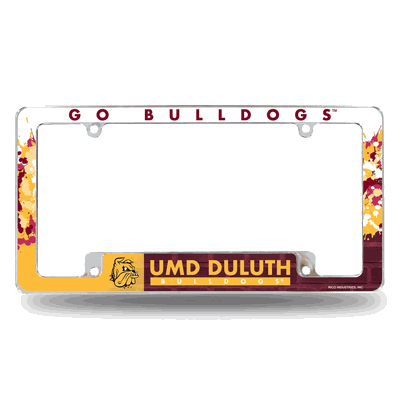 Minnesota-Duluth Bulldogs Primary Chrome Auto License Plate Frame