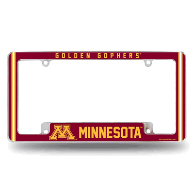 Minnesota Golden Gophers Classic Chrome Automotive License Plate Frame