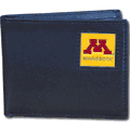 Minnesota Golden Gophers Leather Bi-fold Wallet Packaged in Gift Box Minnesota Golden Gophers Leather Bi-fold Wallet Packaged in Gift Box