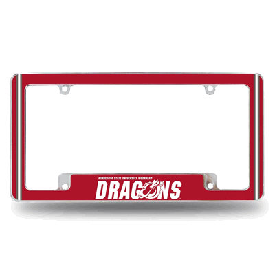 Minnesota State�Moorhead�Dragons Chrome Auto License Plate Frame