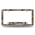 Minnesota Timberwolves Mossy Oak Chrome Automotive License Plate Frame