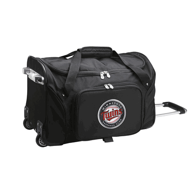 Minnesota Twins 22" Wheeled Duffel Nylon Bag