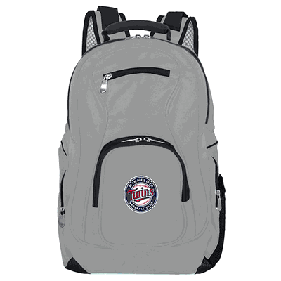 Minnesota Twins Laptop Backpack - Gray