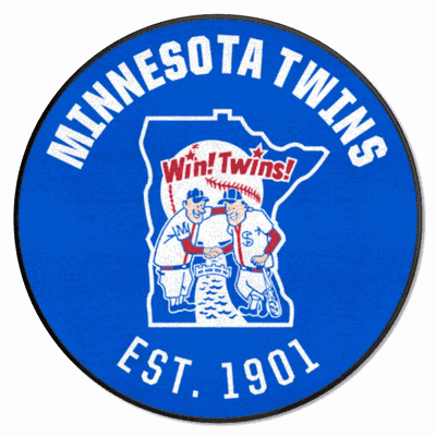 Minnesota Twins Retro Collection Roundel Rug