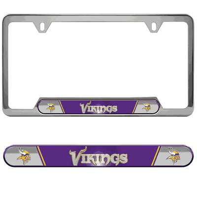 Minnesota Vikings Embossed License Plate Frame