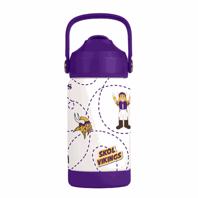 Minnesota Vikings Kids 12oz Stainless Steel Mascot Bottle