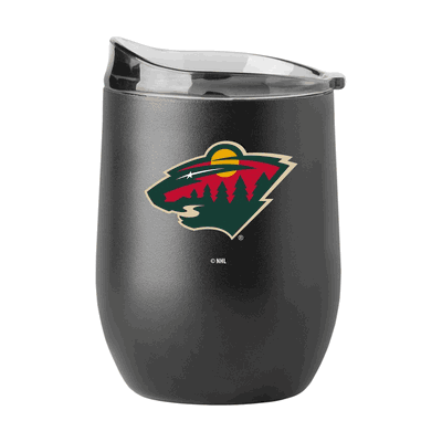 Minnesota Wild 16oz Swagger Powder Coat Curved Beverage Tumbler