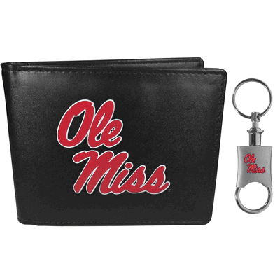 Mississippi Rebels Bi-fold Wallet & Valet Key Chain
