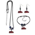 Mississippi Rebels Euro Bead Jewelry 3 piece Set Mississippi Rebels Euro Bead Jewelry 3 piece Set