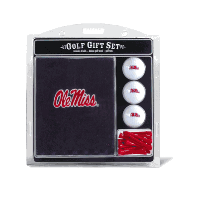 Mississippi Rebels Golf Gift Set with Embroidered Towel