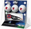 Mississippi Rebels - Ole Miss 3 Golf Ball And Black Crosshair Divot Tool Gift Pack Mississippi Rebels - Ole Miss 3 Golf Ball And Black Crosshair Divot Tool Gift Pack