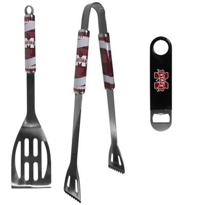 Mississippi St. Bulldogs 2 pc BBQ Set and Bottle Opener