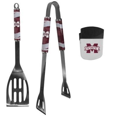 Mississippi St. Bulldogs 2 pc BBQ Set and Chip Clip