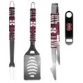 Mississippi St. Bulldogs 3 pc BBQ Set and Bottle Opener