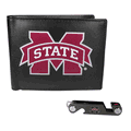 Mississippi St. Bulldogs Bi-fold Wallet & Key Organizer Mississippi St. Bulldogs Bi-fold Wallet & Key Organizer