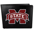 Mississippi St. Bulldogs Bi-fold Wallet Large Logo Mississippi St. Bulldogs Bi-fold Wallet Large Logo