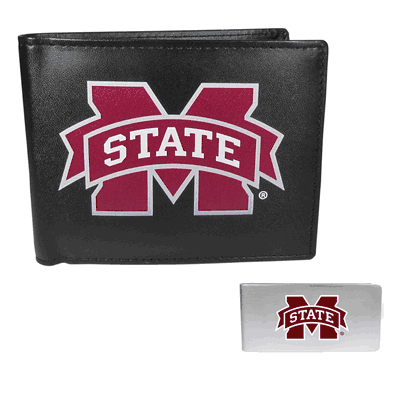 Mississippi St. Bulldogs Bi-fold Wallet & Money Clip