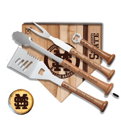 Mississippi State 12 Inch Grand Slam Grill Tool Set