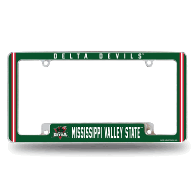 Mississippi Valley State�Delta Devils Chrome Auto License Plate Frame