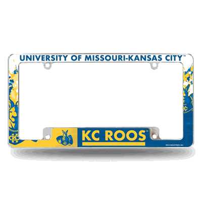 Missouri-Kansas City Kangaroos Primary Chrome Auto License Plate Frame