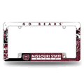 Missouri State Bears Primary Chrome Automotive License Plate Frame