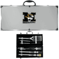 Missouri Tigers 8 pc Stainless Steel BBQ Set w/Metal Case Missouri Tigers 8 pc Stainless Steel BBQ Set w/Metal Case