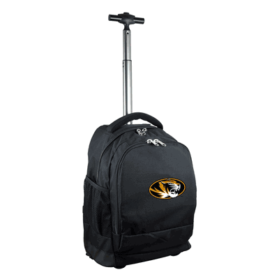Missouri Tigers Wheeled Premium Backpack - Black