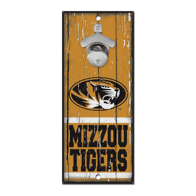 Missouri Tigers Wood Sign Bottle Opener - 5 x 11