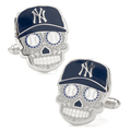 MLB New York Yankees Sugar Skull Cufflinks MLB New York Yankees Sugar Skull Cufflinks