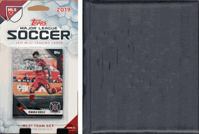 MLS Chicago Fire Licensed 2019 Topps Team Set and Storage Album