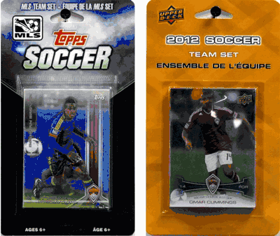 MLS Colorado Rapids 2 Different Licensed Trading Card Team Sets