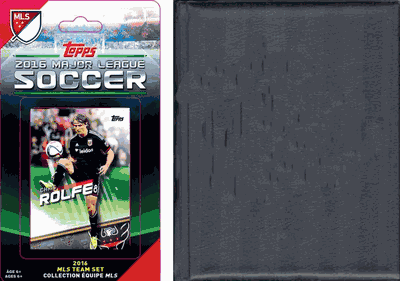 MLS Columbus Crew Licensed 2016 Topps Team Set and Storage Album