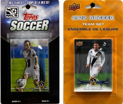 MLS Los Angeles Galaxy 2 Different Licensed Trading Card Team Sets