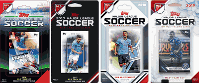 MLS New York City FC 4 Different Licensed Trading Card Team Sets