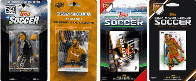 MLS Real Salt Lake 4 Different Licensed Trading Card Team Sets