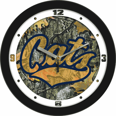 Montana State Bobcats Camo Wall Clock