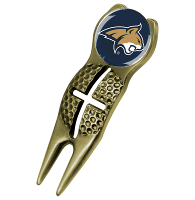 Montana State Bobcats Crosshairs Divot Tool - Gold