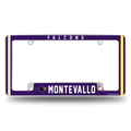 Montevallo Falcons 12" x 6" Chrome Automotive License Plate Frame Montevallo Falcons 12" x 6" Chrome Automotive License Plate Frame