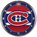 Montreal Canadiens Round Chrome Wall Clock