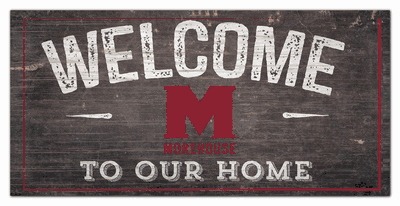 Morehouse College Distressed Welcome Sign - 6 x 12