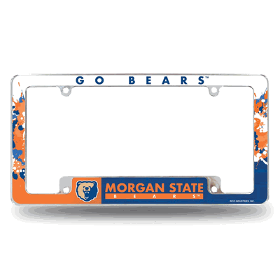 Morgan State Bears Primary Chrome Automotive License Plate Frame