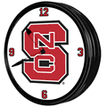 N.C. State Wolfpack 19" LED Team Spirit Clock-Primary Logo N.C. State Wolfpack 19" LED Team Spirit Clock-Primary Logo