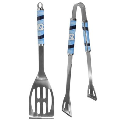 N. Carolina Tar Heels 2 pc Steel BBQ Tool Set