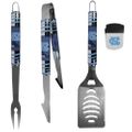 N. Carolina Tar Heels 3 pc BBQ Set and Chip Clip