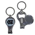 N. Carolina Tar Heels Nail Care/Bottle Opener Key Chain